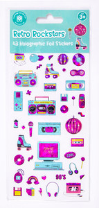 Retro Rockstars - Holo Sticker Set