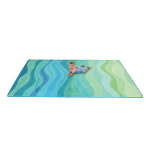 Waves Soft Memory Foam Carpet - 140x220cm