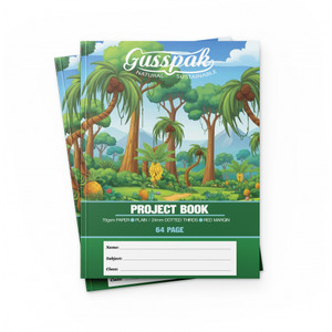 Gusspak 330mm x 240mm Project Book Plain / 24mm Dotted Thirds 70gsm 64pg