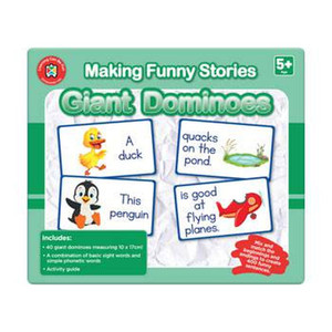 Making Funny Stories Giant Dominoes
