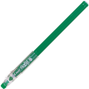 PILOT FriXion Stick Erasable 0.7mm Gel Pen Green, Pack of 12