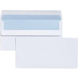 DL Plain Correspondence Envelopes Peel & Seal No Post Code Box of 500 (0162U)