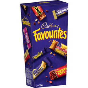 Cadbury Favourites Chocolate Box 470g Pack