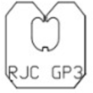 Kwik Lok RJC – GP 3 Paperboard Bag Closures - Tan, Carton of 20000