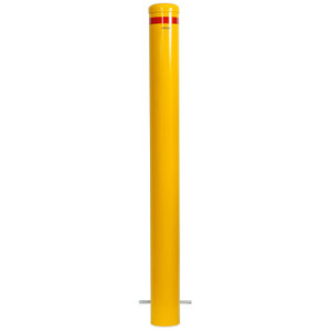 Bollard 140mm In Ground - Yellow