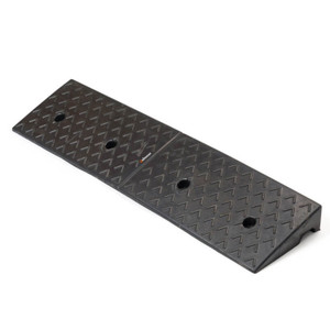 Black Kerb Ramp Rubber 75mm High