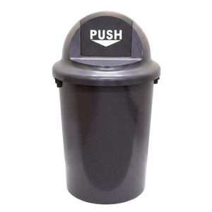 Compass Bin Round Grey 60L