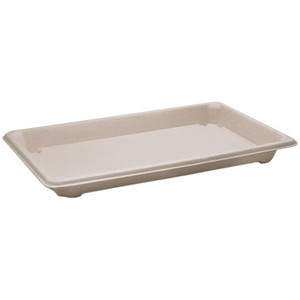 Sugarcane/ Bagasse Sushi Trays Natural Extra Large 216 x 136 x 20mm, Carton of 500