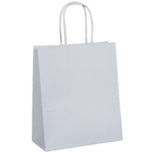 #8 Extra Small 215 x 180 x 85mm Petite Paper Twist Handle White Bags, Pack of 250