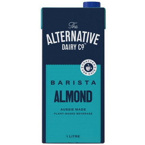 The Alternate Dairy Co Barista Almond Milk UHT 1L, Carton of 12