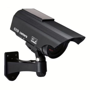 Black Dummy CCTV Camera with Flashing LED, Each
