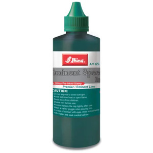 Shiny Eminent Speed Ink Refill 240ml Green to Suit EA-Shiny/ Xstamper Stamps, Each