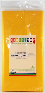 ALPEN YELLOW TABLE COVER Single Table Cover