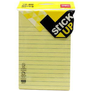 ADHESIVE NOTES #752 100×150 RULED – HANGSELL DELI 100 sheets