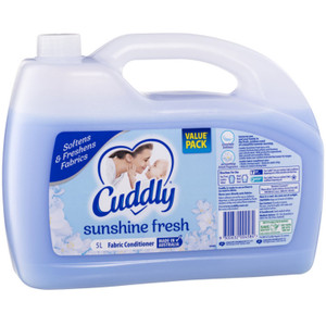 Cuddly 5L Fabric Conditioner Sunshine Fresh, Each