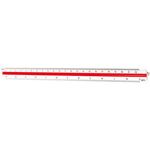 STAEDTLER MARS SCALE RULER Reduction Scale Ruler 300MM 1 DIN 1:20, 25, 50, 75, 100, 125