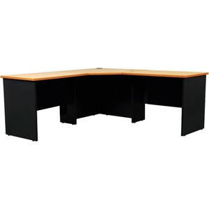 LOGAN WORKSTATION 1800X1800X750 Beech & Ironstone