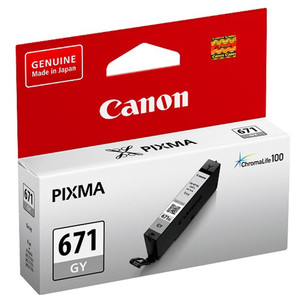 CANON CLI671 INK CARTRIDGE GREY CLI-671GY