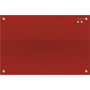QUARTET INFINITY GLASS BOARD 450x600mm Memo Red *** While Stocks Last ***