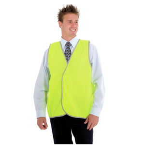 ZIONS HIVIS SAFETY WEAR Daytime HiVis Safety Vest - Medium, Yellow