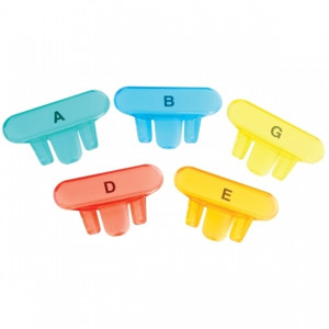 CRYSTALFILE CRYSTALTABS Rainbow 5 colours, Bx50