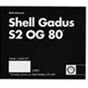 SHELL GADUS S2 OG 80 TANK STICKER Black