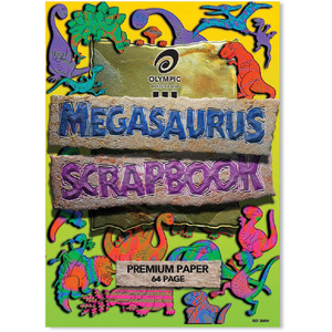 OLYMPIC MEGASAURUS SCRAPBOOK SM64 335mm x 240mm, 64 Pages, Blank