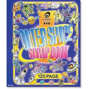 OLYMPIC OUTERSPACE SCRAPBOOK SO12 330x280mm, 120 Pages, Blank
