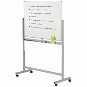 PENRITE PORCELAIN WHITEBOARDS Mobile 1200x900mm QTMWI1209A