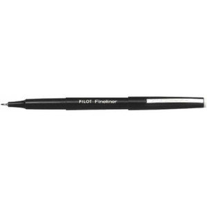 PILOT SW-PPF FINELINER PENS Black Bx12