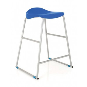TRACT SCIENCE LABORATORY STOOL 550mm High Blue