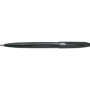 PENTEL S520 SIGN PEN Fibre Tip Black Ink (Box of 12)