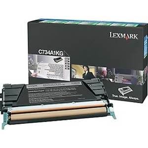 LEXMARK C734A1KG ORIGINAL BLACK PREBATE TONER CART 8K Suits C734/C736