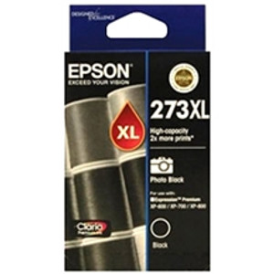 EPSON 273XL ORIGINAL PHOTO BLACK INK CARTRIDGE Suits Expression Premium XP510 / XP600 / XP700 / XP800 / XP710 / XP610