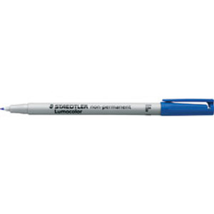 STAEDTLER 316 LUMOCOLOR PENS Non-Perm Fine 0.6mm Blue (Box of 10)