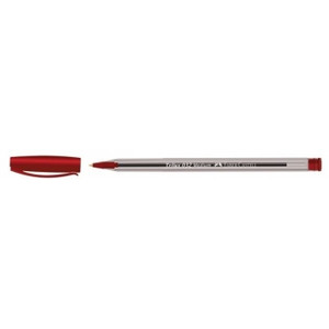 FABER CASTELL TRILUX 032 BALLPOINT PEN Medium Red, Pk50 49-TRI032M-RD