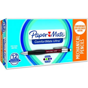 PENCIL MECHANICAL COMFORTMATE 0.7MM Ultra Assorted Bx12