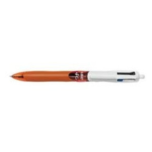 BIC 4 COLOUR GRIP PEN 0.7mm Fine Point (Box of 10)