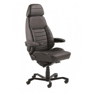 EXECUTIVE CHAIR BLACK LEATHER (308286)