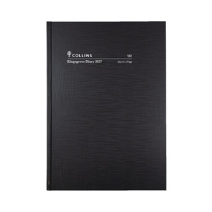 COLLINS KINGSGROVE SERIES DIARIES #181 A5 1 Day To Page 1Hr Appoint. 7am-8pm (Pre-Order Now for 2027) ** ETA 30/9/2026 **