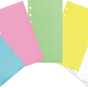 DEBDEN DAYPLANNER PERSONAL EDITION REFILLS - 6 RING Multicoloured Lined Note Pad