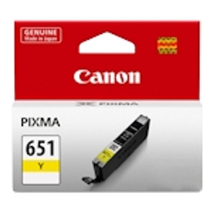 CANON CLI-651 ORIGINAL YELLOW INK CARTRIDGE Suits Pixma iP7260 / MG5460 / MG6360 / MX926