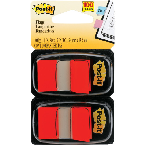 POST-IT FLAG TWIN PACKS 680-RD2 Red