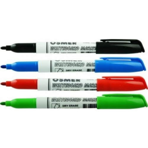 OSMER FINE WHITEBOARD MARKER Bullet Tip 1.3mm line - Green Pk12