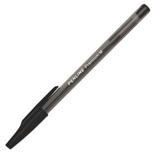 PENLINE GRANDE BALLPOINT PENS Medium Black Bx12