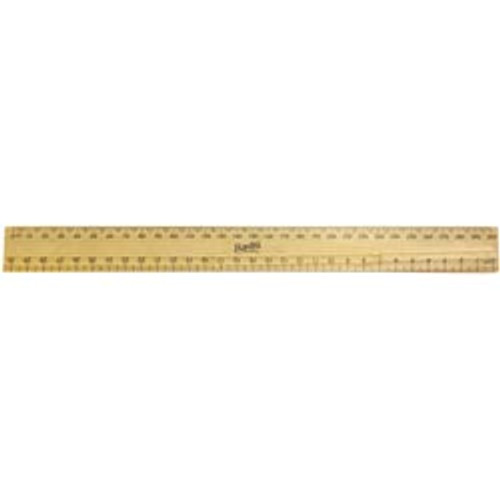 BANTEX WOODEN RULER Polished 30cm