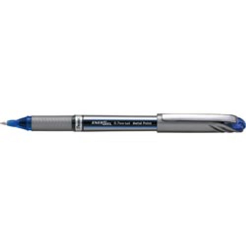 Pentel BL27 Energel Plus Liquid Gel Pen Fine 0.7mm Blue, Box of 12