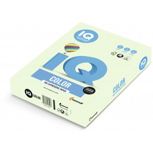 MONDI IQ MG28  GN27 A4 PAPER 80GSM Pale Green, 5 reams (1 box - 2500 Sheets)