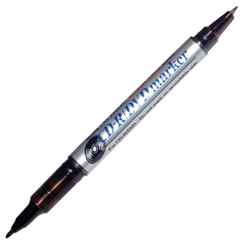 ARTLINE CD/DVD MARKER DUAL NIB BLACK 184101