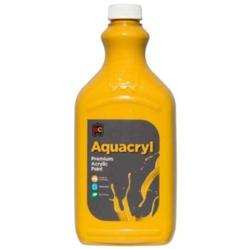 AQUACRYL PREMIUM ACRYLIC 2L YELLOW OXIDE